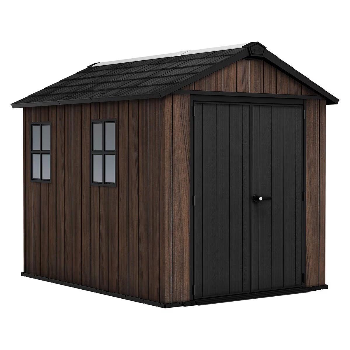 Keter Rosewood 7Ft 6" X 9Ft 5" (2.3 X 2.9M) Storage Shed with Front Entry
