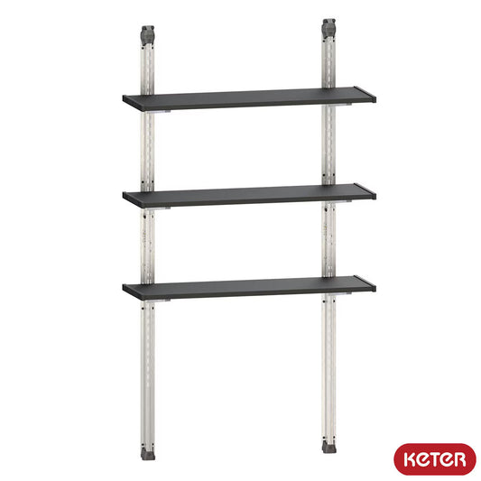 97Cm / 38.1" Shelving Kit in Black