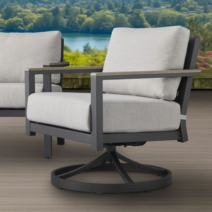 Agio Nicolet 4 Piece Deep Seating Set + Cover