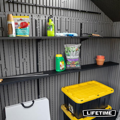 Lifetime 15Ft X 8Ft (4.6 X 2.4M) Dual Entry Storage Shed - Model 60455