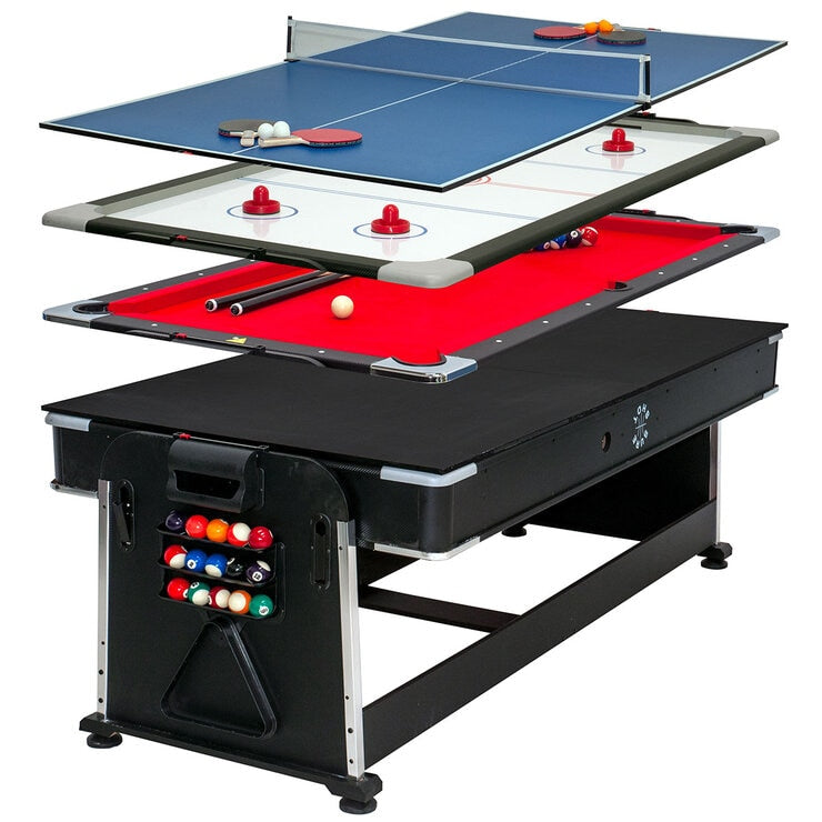 Sure Shot 7Ft 4-In-1 Multi Games Table