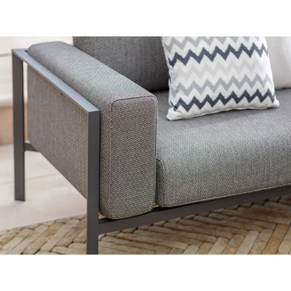 Bramblecrest Brisbane Modular Corner Sofa Patio Set with Duo Nested Coffee Table