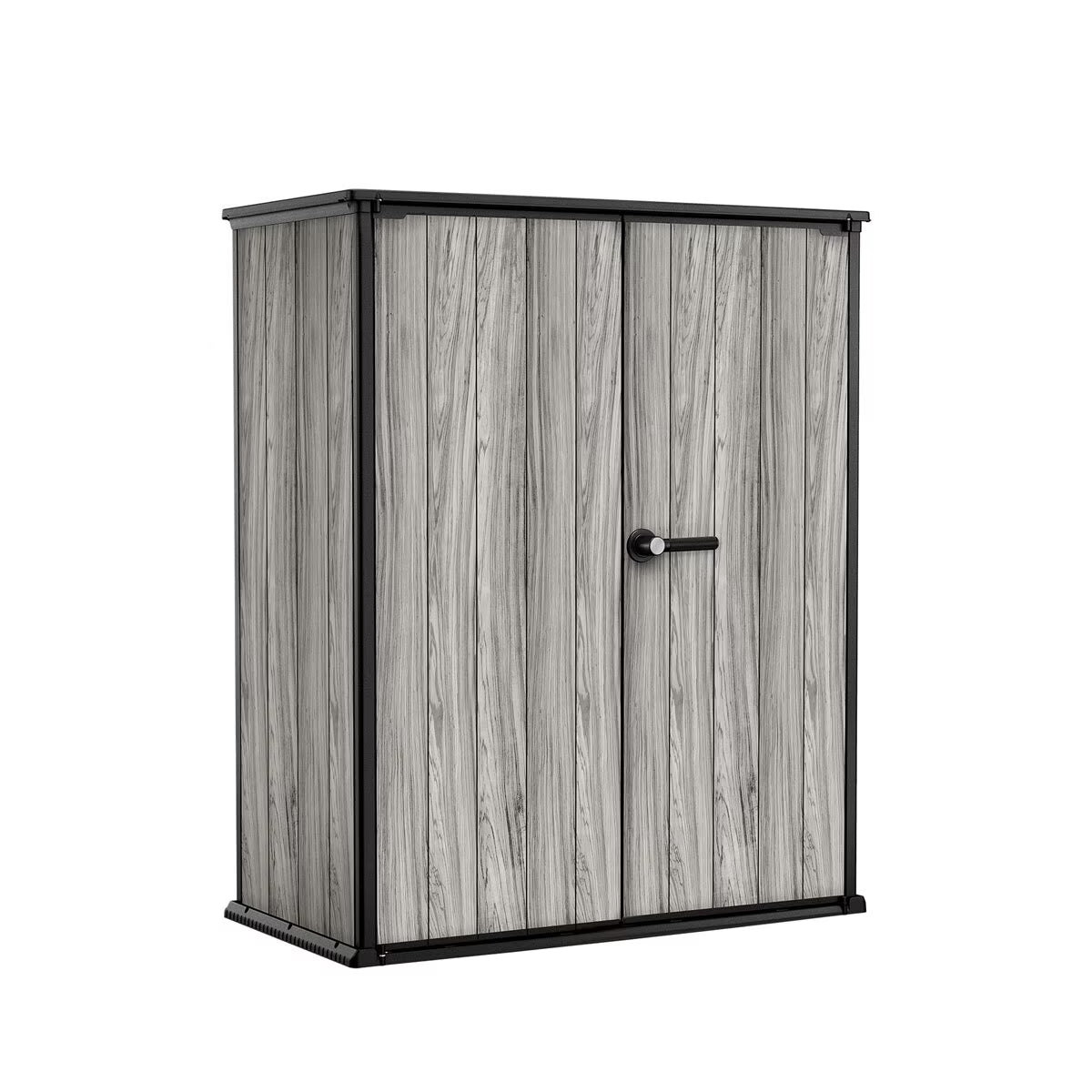 Storm Grey Signature Alto 4Ft 6" X 2Ft 4" (1.4 X 0.7M) 1,415 Litre Vertical Storage Shed with Shelves