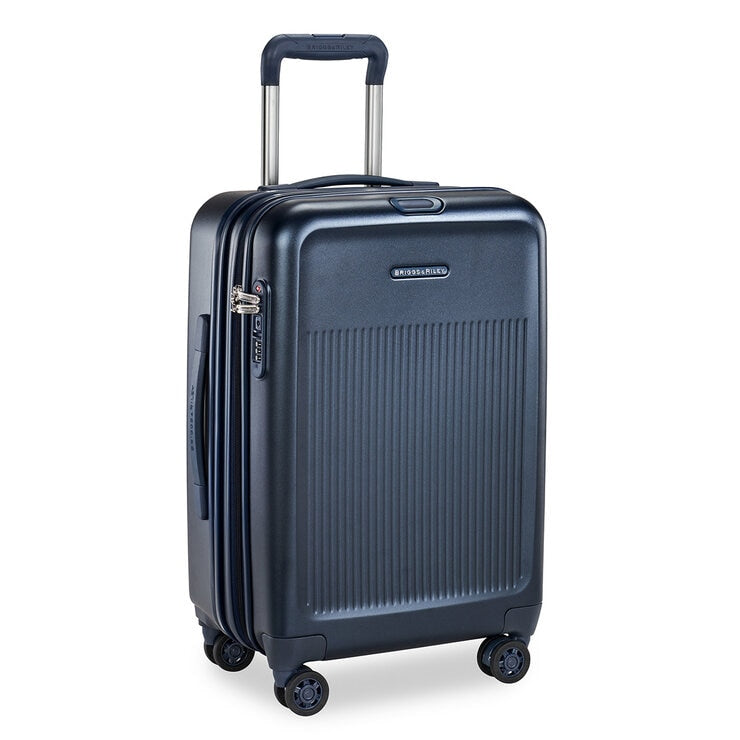 Briggs & Riley Sympatico Domestic Carry-On Expandable Spinner in 2 Navy