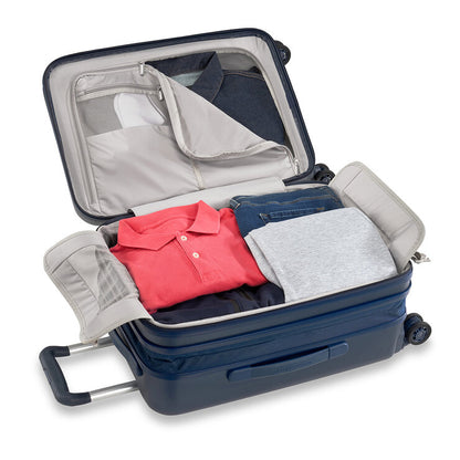 Briggs & Riley Sympatico Domestic Carry-On Expandable Spinner in 2 Navy