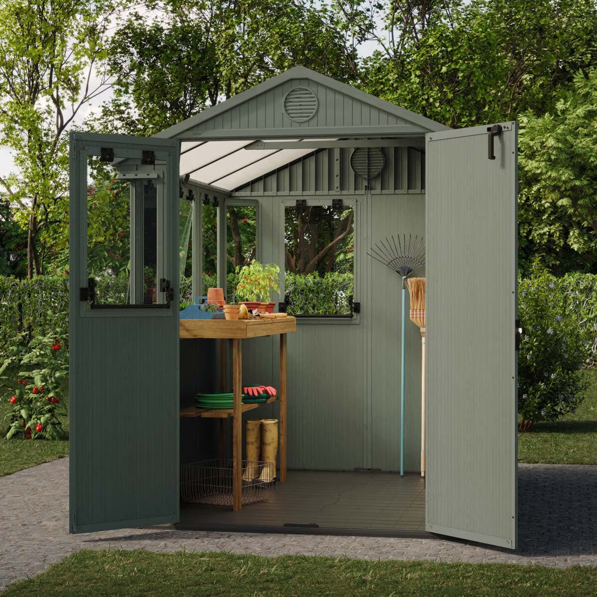Keter 6Ft 3" X 8Ft (1.9 X 2.4M) Potting Shed