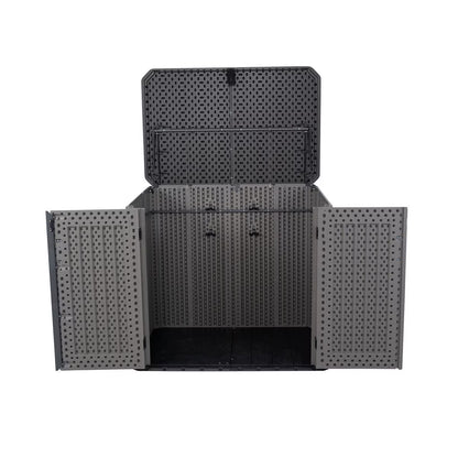 Lifetime 5Ft X 3Ft (1.5 X 0.9M) Horizontal Wood Look 1,300 Litre Storage Shed - Model 60350