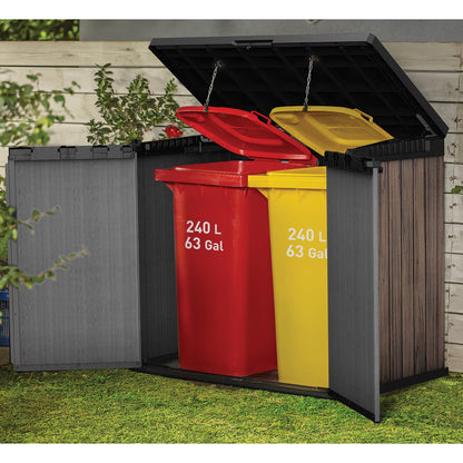 Rosewood 4Ft 7" X 2Ft 8" (1.4 X 0.82M) 1,150 Litre Horizontal Storage Shed