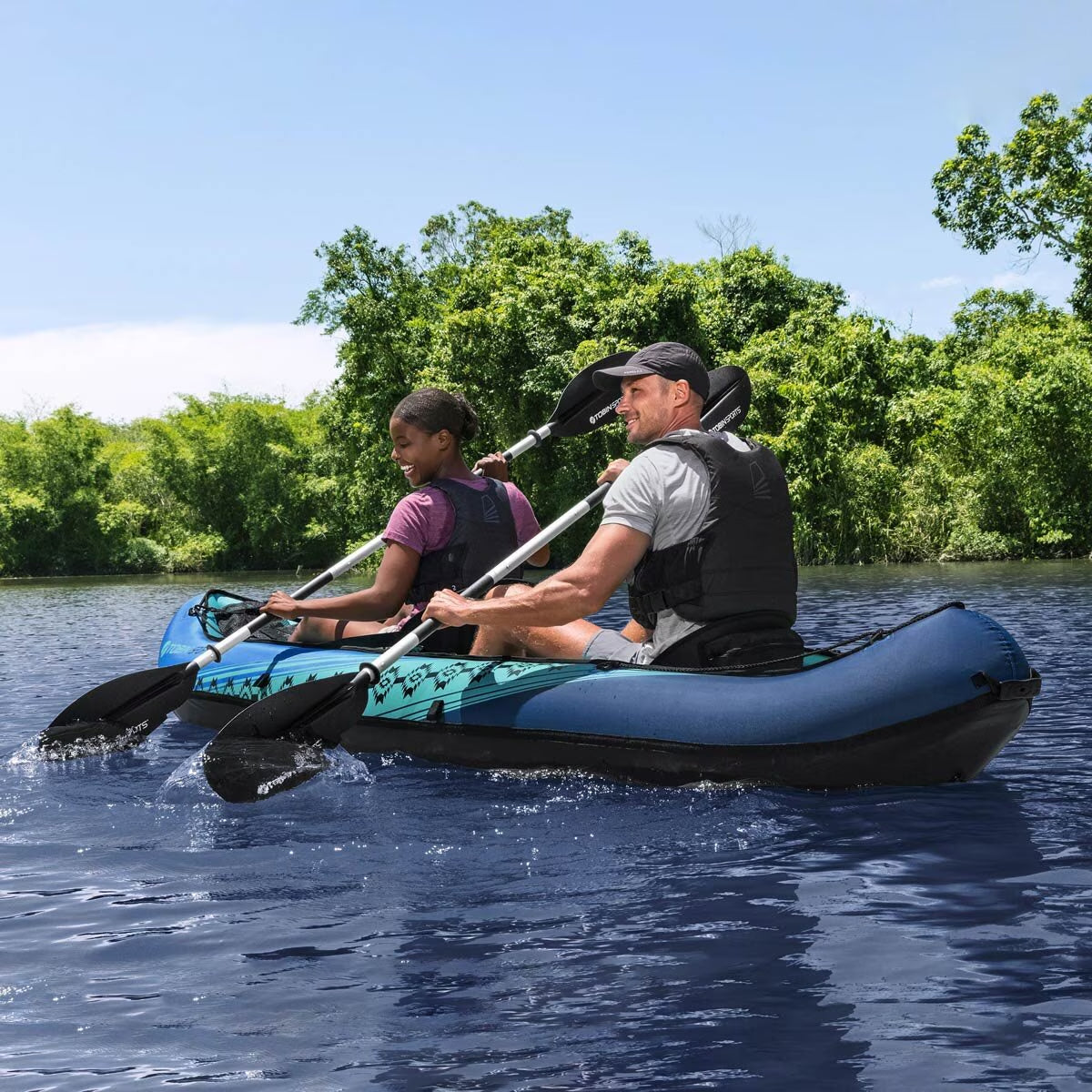 Wavebreak 10Ft (3.3M) 2 Person Inflatable Kayak Set