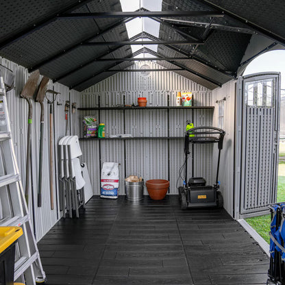 15Ft X 8Ft (4.5 X 2.5M) Dual Entry Outdoor Storage Shed - Model 60410