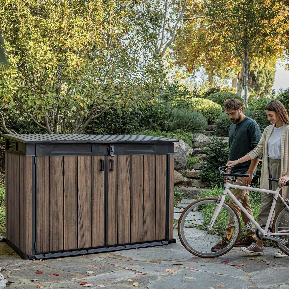 Rosewood Horizon 6Ft 3" X 3Ft 7" (1.9 X 1.1M) Horizontal 2,020 Litre Storage Shed