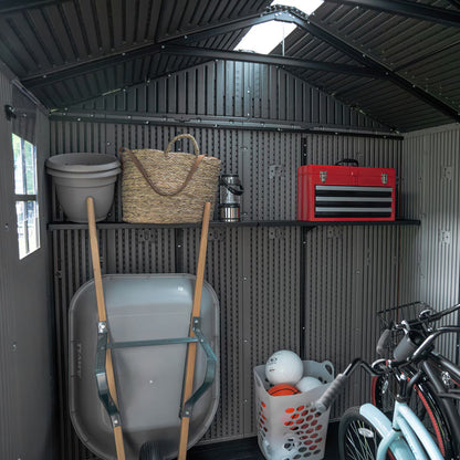 Lifetime 12Ft X 7Ft (3.5 X 2.1M) Side Entry Storage Shed - Model 60430U