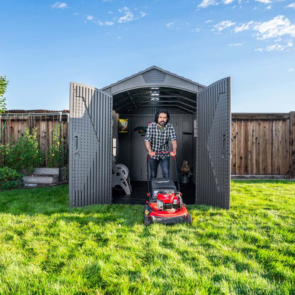 7Ft X 12Ft (2.14 X 3.57M) Wood Look Storage Shed - Model 60311U
