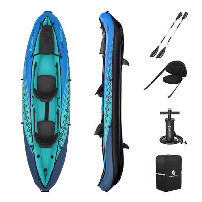 Wavebreak 10Ft (3.3M) 2 Person Inflatable Kayak Set