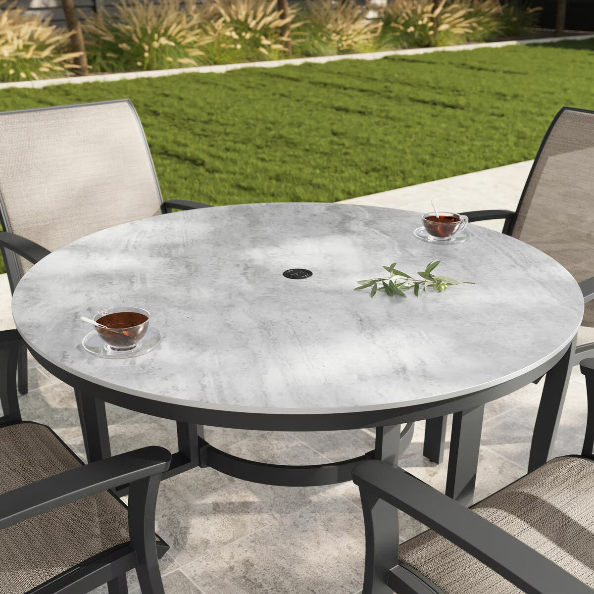 Agio Clearfield 5 Piece Sling Dining Set + Cover