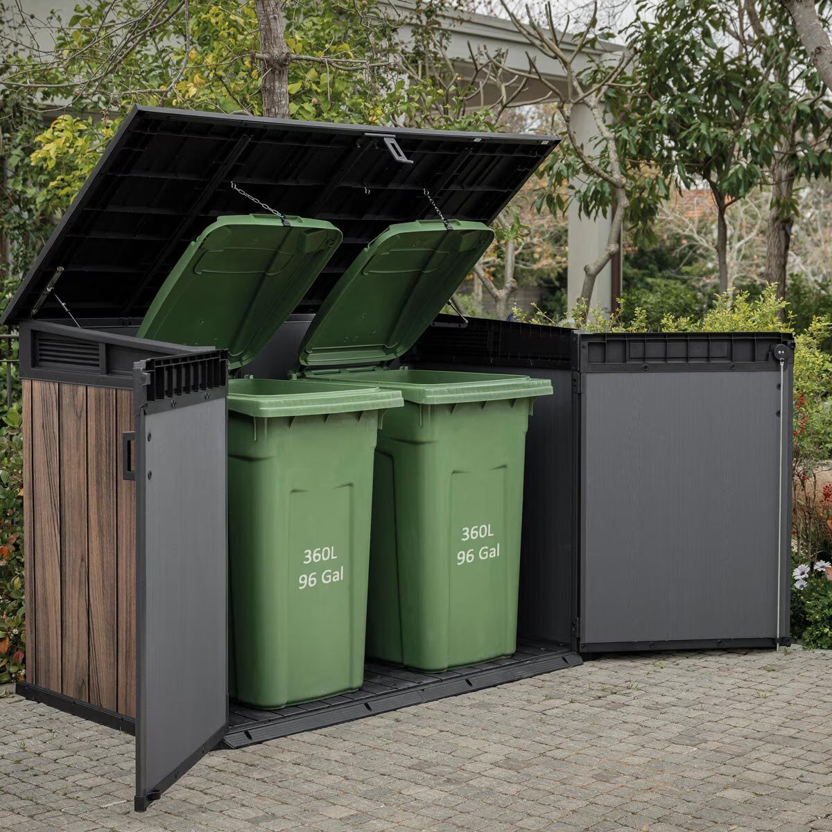 Rosewood Horizon 6Ft 3" X 3Ft 7" (1.9 X 1.1M) Horizontal 2,020 Litre Storage Shed