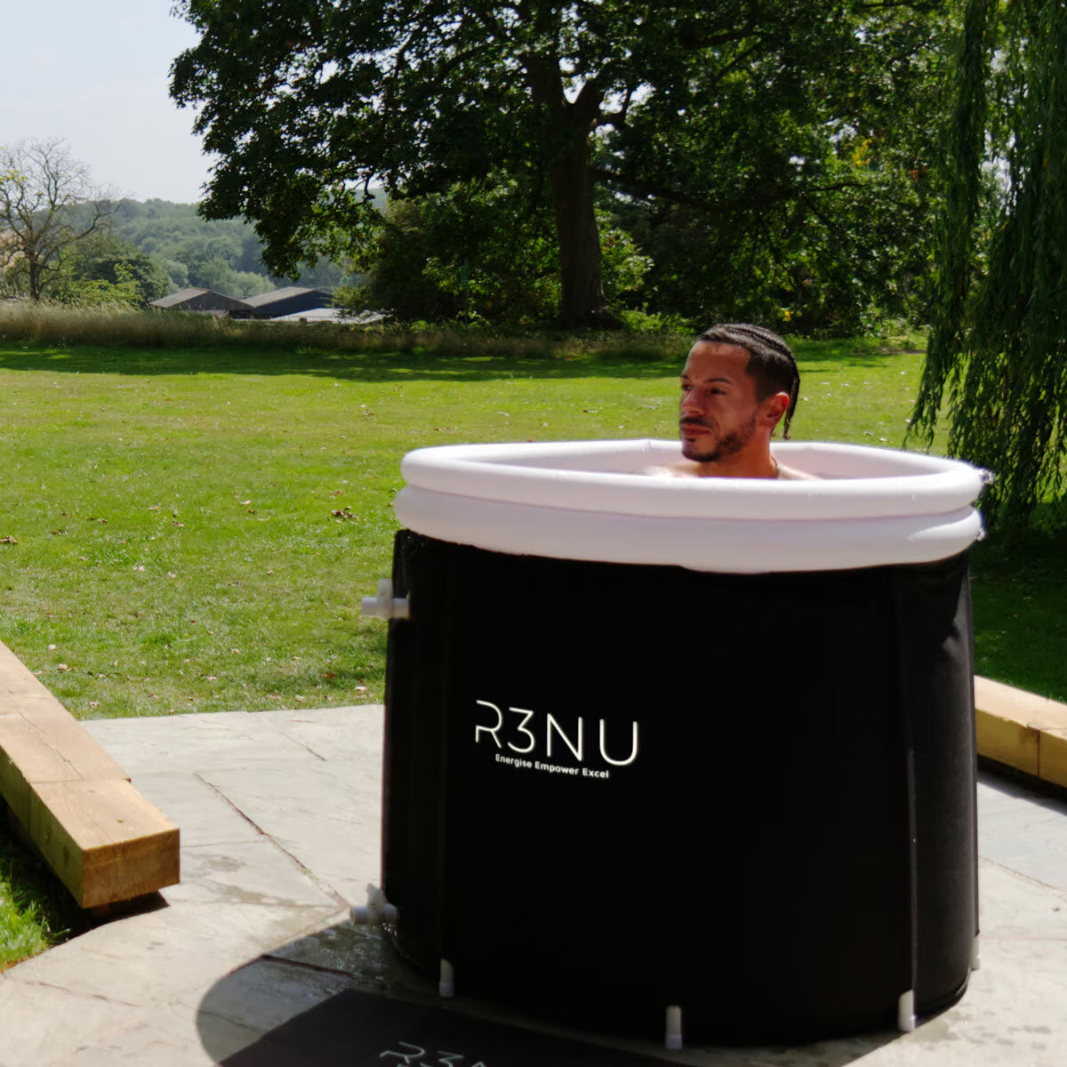 Sauna Steam Pod with Ice Plunge Recovery Pod