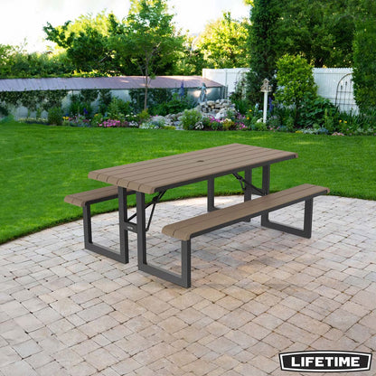 6Ft (1.83M) Folding Picnic Table - Model 60481