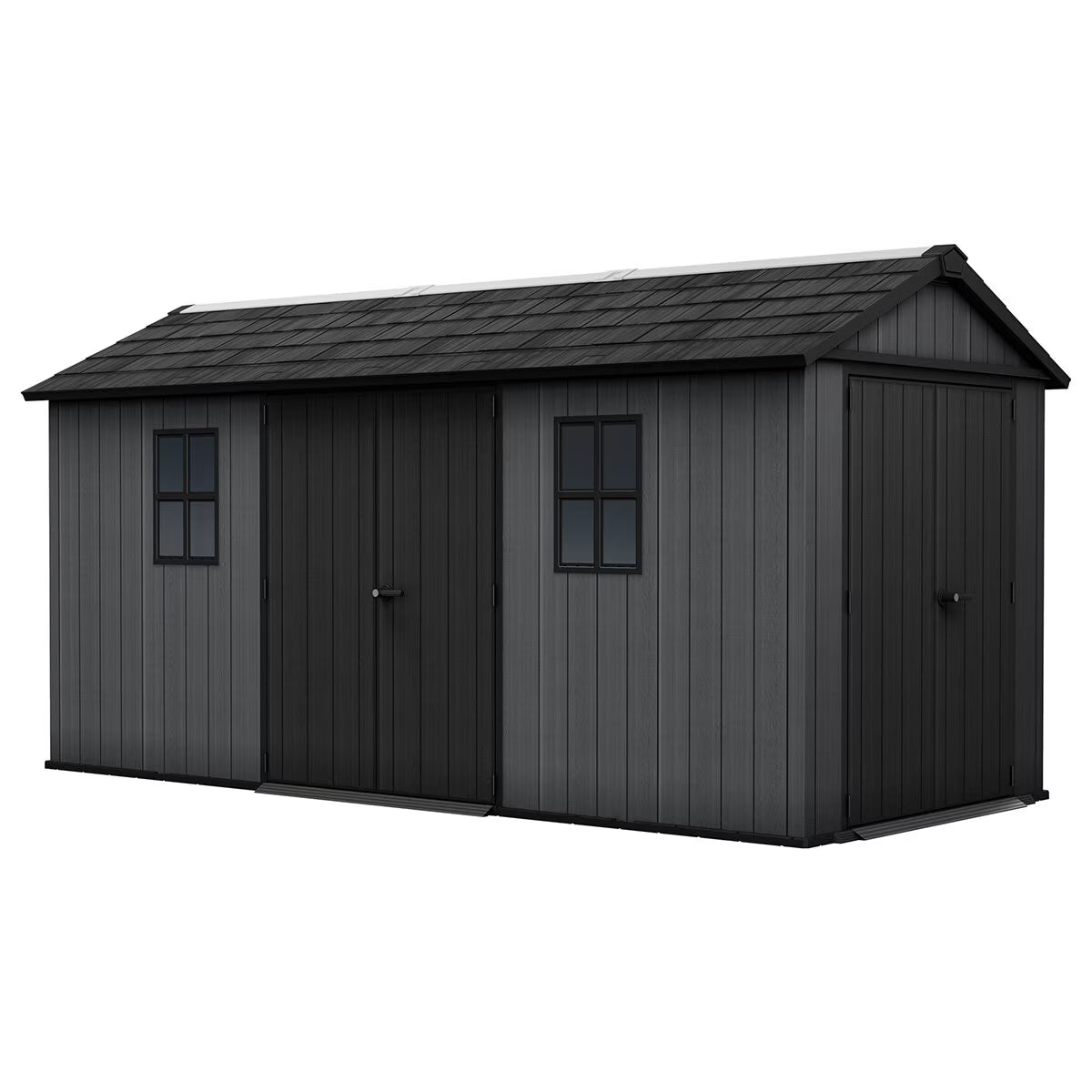 Keter Newton plus 15Ft X 7Ft 5" (4.5 X 2.2M) Dual Entry Storage Shed