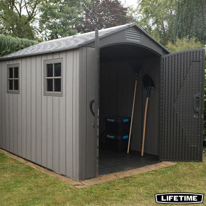 Lifetime 7Ft X 9Ft 6" (2.1X 2.9M) Rough Cut Storage Shed - Model 60310
