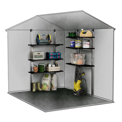97Cm / 38.1" Shelving Kit in Black