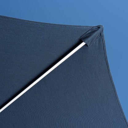 Sunvilla 10Ft (3M) Solar LED round Market Umbrella in Blue