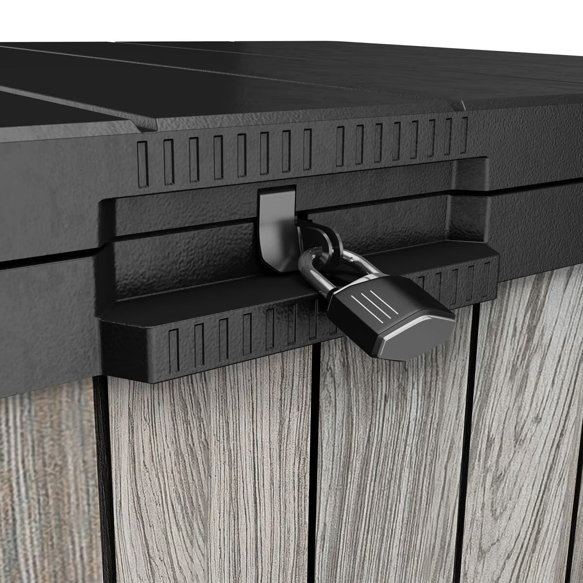 Keter Storm Grey Signature 4Ft 7" X 2Ft 8" (1.4 X 0.82M) 1,150 Litre Horizontal Storage Shed
