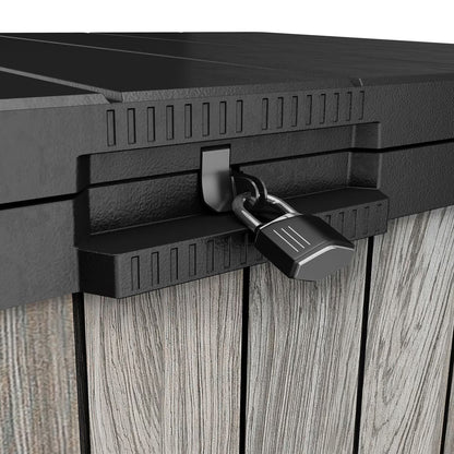 Keter Storm Grey Signature 4Ft 7" X 2Ft 8" (1.4 X 0.82M) 1,150 Litre Horizontal Storage Shed