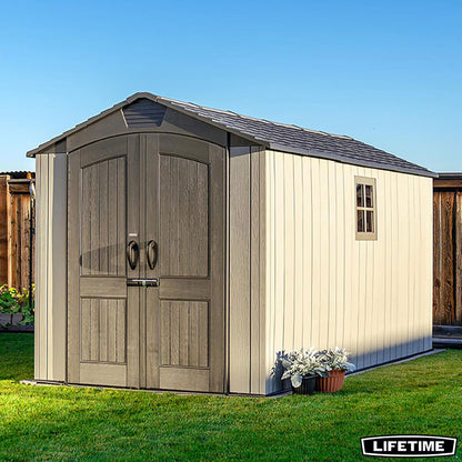Lifetime 7Ft 1" X 14Ft (2.16 X 4.27M) Storage Shed - Model 60475